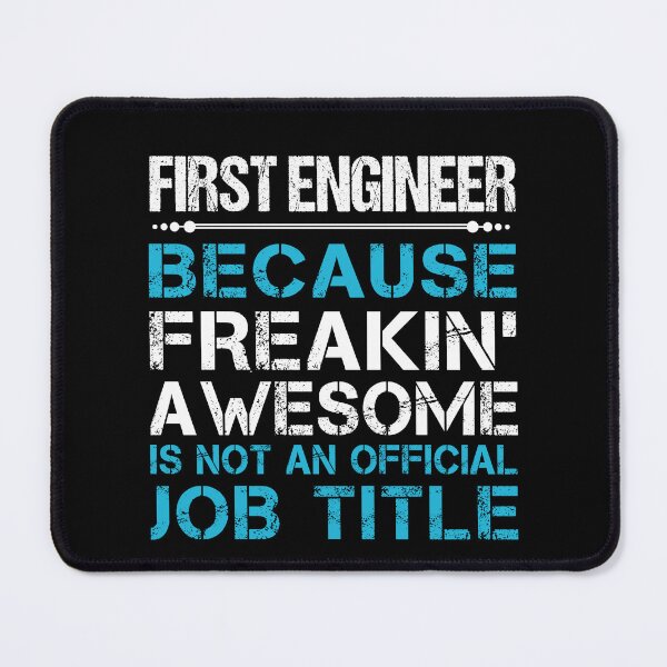 Item preview, First Engineer T Shirt - Freaking Awesome Job Gift Item Tee designed and sold by oetate4774.