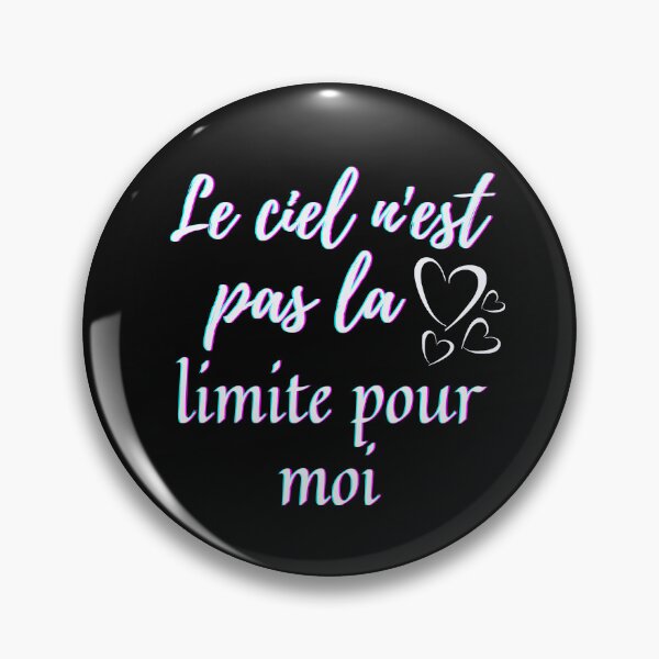 Item preview, Sky is not the limit for me - popular french quotes theme gifts (white) designed and sold by RebelliousRosee.