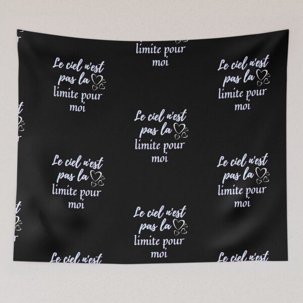 Item preview, Sky is not the limit for me - popular french quotes theme gifts (white) designed and sold by RebelliousRosee.