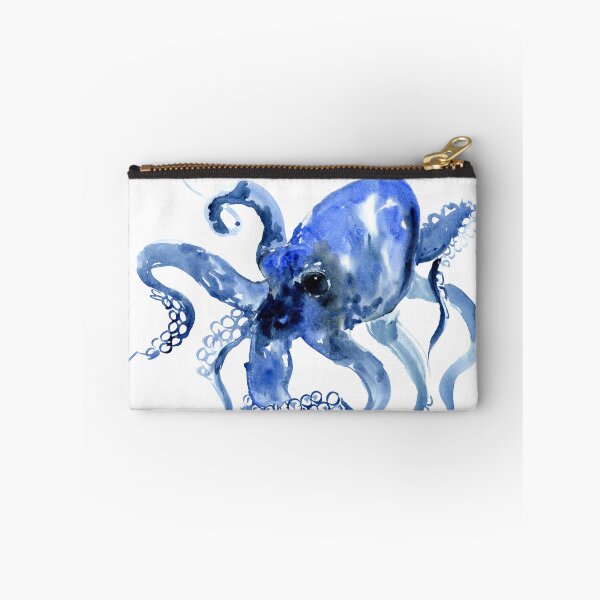 Item preview, Navy Blue OCtopus Artwork designed and sold by surenart.