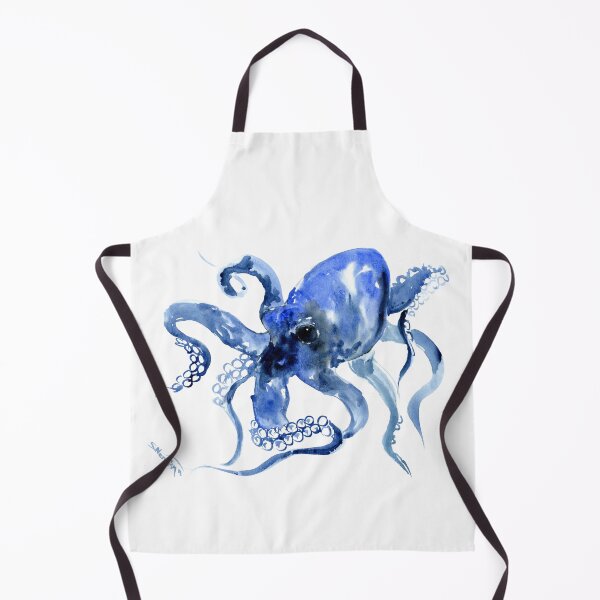 Item preview, Navy Blue OCtopus Artwork designed and sold by surenart.