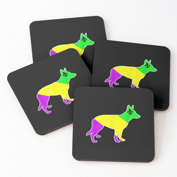 Artikelvorschau, Mardi Gras German Shepherd Dog Funny Puppy Dog Lover entworfen und verkauft von Mitzi12312.
