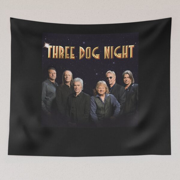 Item preview, Bande de nuit Rock Three Dog T-shirt classique designed and sold by HollisSmith.