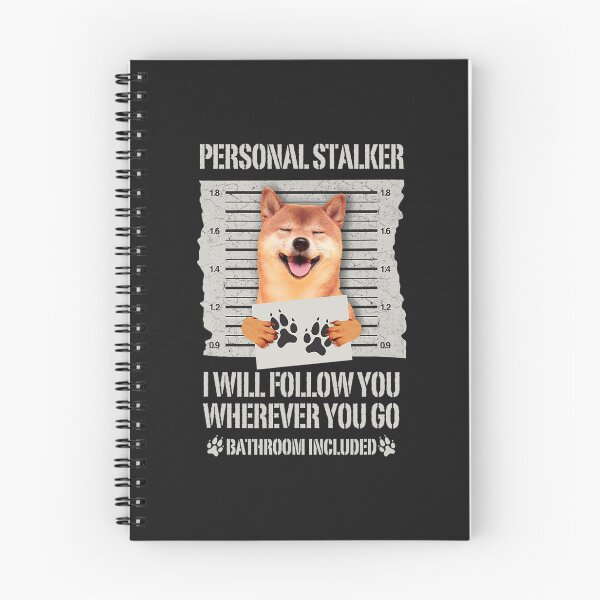 Item preview, Personal Stalker Shiba Inu T-Shirt designed and sold by TheresaKrammer.