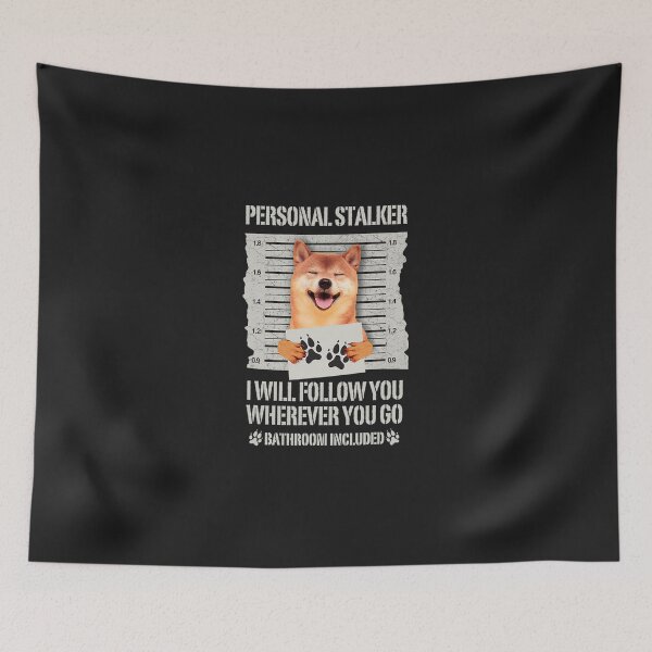 Item preview, Personal Stalker Shiba Inu T-Shirt designed and sold by TheresaKrammer.