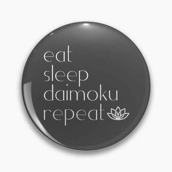 Artikelvorschau, Eat Sleep Daimoku Repeat (Lotusblume) entworfen und verkauft von pxiel.