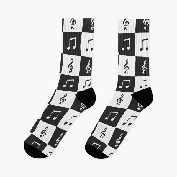 Item preview, Musical check board pattern designed and sold by DanceDeck.