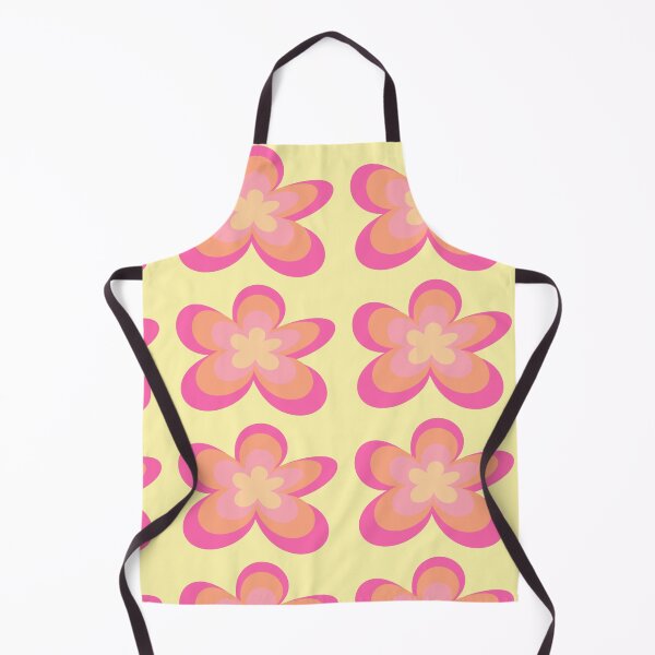 Item preview, Neon Orange and Pink Retro Daisy Flower designed and sold by hannahvira.