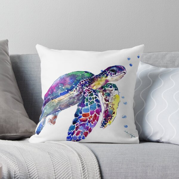 Sea turtle outdoor sales pillow