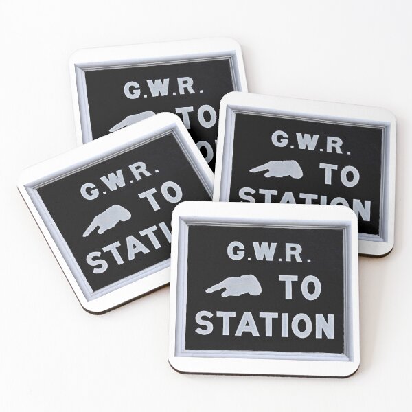 Item preview, Great Western Railway To Station Sign designed and sold by Random Railways.
