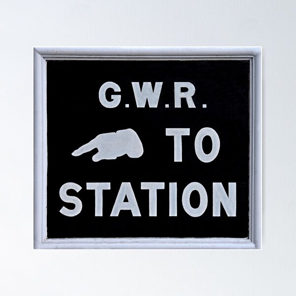 Item preview, Great Western Railway To Station Sign designed and sold by Random Railways.