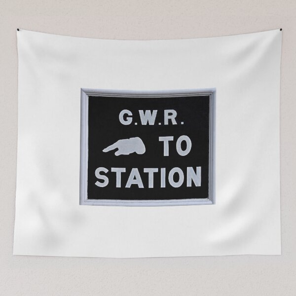 Artikelvorschau, Great Western Railway zum Bahnhofsschild entworfen und verkauft von Random Railways.
