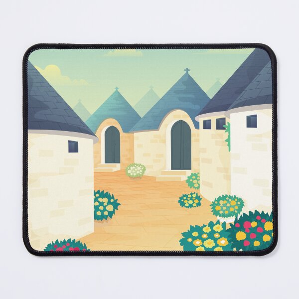 Item preview, Alberobello, Italy - Vintage Travel Poster designed and sold by Atifslm.