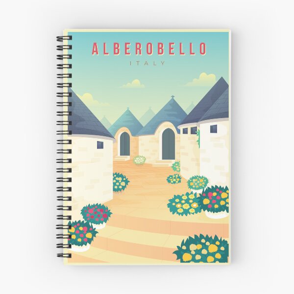 Item preview, Alberobello, Italy - Vintage Travel Poster designed and sold by Atifslm.