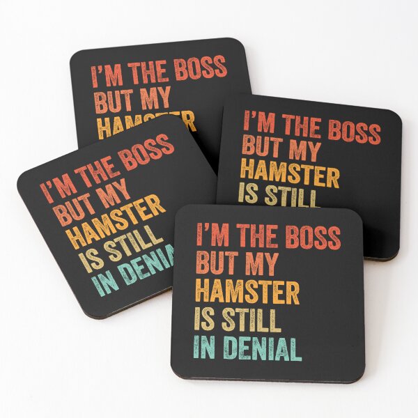 Item preview, I'm Boss But My Hamster Still In Denial  designed and sold by LADistrictGarb.
