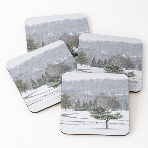 Item preview, Rivercut Golf Course Snow Storm designed and sold by mljdwhite.