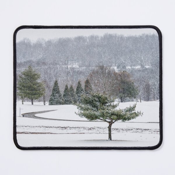 Item preview, Rivercut Golf Course Snow Storm designed and sold by mljdwhite.