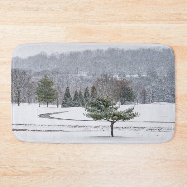 Item preview, Rivercut Golf Course Snow Storm designed and sold by mljdwhite.