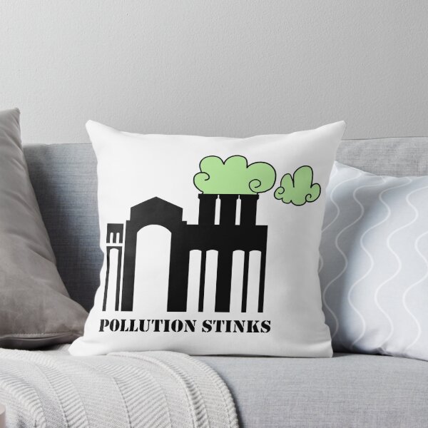 Item preview, Factory - Pollution Stinks designed and sold by BelovedEarth.