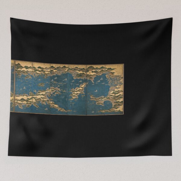 Item preview, Map and Sea Painting "Seto Inland Sea: Osaka to Nagasaki Sea Route" designed and sold by FineArtLover.