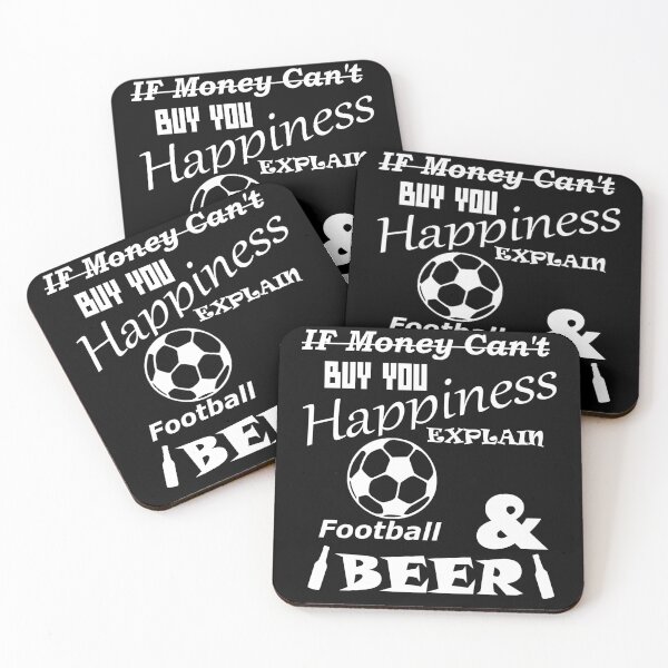 Item preview, Happiness Soccer Football & Beer designed and sold by DontGoBroke.