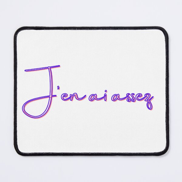 Item preview, J'en ai assez design - pink, blue, purple designed and sold by Loulig.