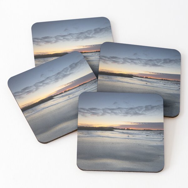 Item preview, Last Light on the Frozen Salt Marsh designed and sold by Kasia Design.