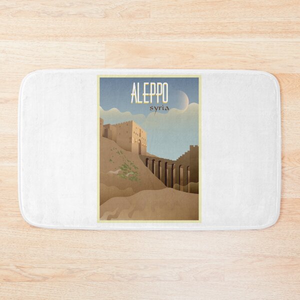 Item preview, Aleppo, Syria - Vintage Travel Poster designed and sold by Atifslm.