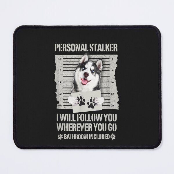 Item preview, Personal Stalker Siberian Husky T-Shirt designed and sold by TheresaKrammer.