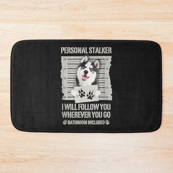 Item preview, Personal Stalker Siberian Husky T-Shirt designed and sold by TheresaKrammer.