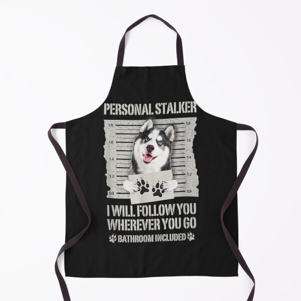 Item preview, Personal Stalker Siberian Husky T-Shirt designed and sold by TheresaKrammer.