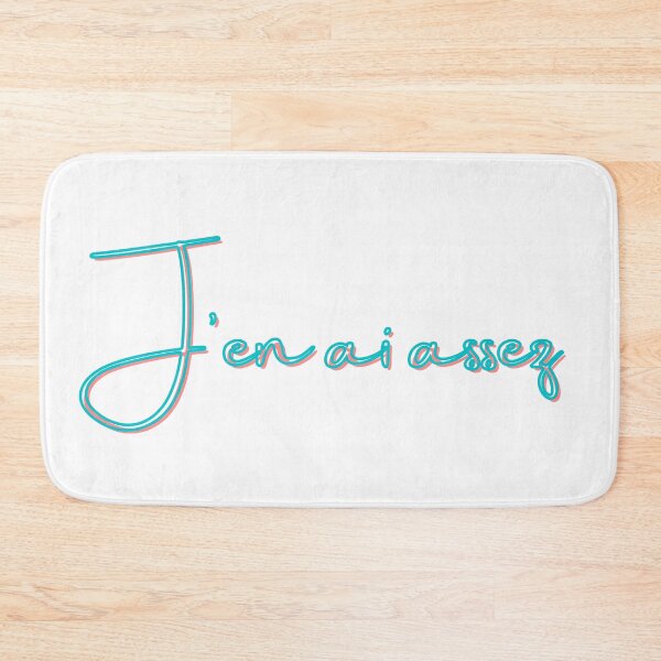 Item preview, J'en ai assez design - pink, blue designed and sold by Loulig.