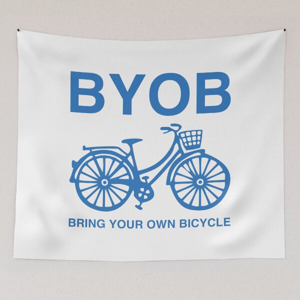 Item preview, Blue Bicycle With Basket designed and sold by CoolYule.
