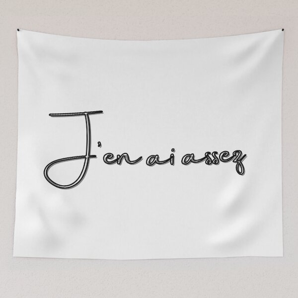 Item preview, J'en ai assez design - black  designed and sold by Loulig.
