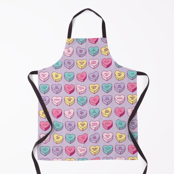 Item preview, Love Heart Candy Pattern on Pastel Purple for Valentines Day designed and sold by Hixon House.