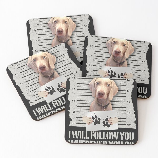 Item preview, Personal Stalker Weimaraner T-Shirt designed and sold by TheresaKrammer.
