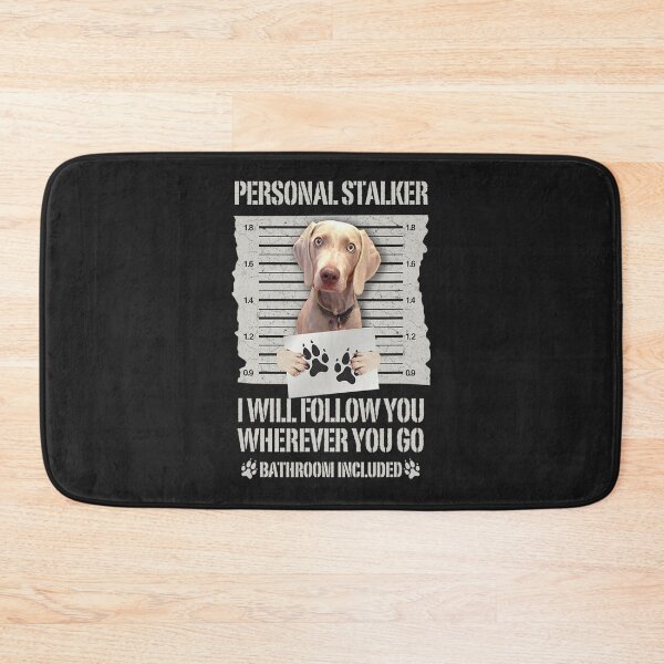 Item preview, Personal Stalker Weimaraner T-Shirt designed and sold by TheresaKrammer.