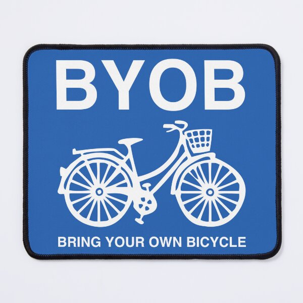 Item preview, Bicycle in White and Blue With Basket designed and sold by CoolYule.