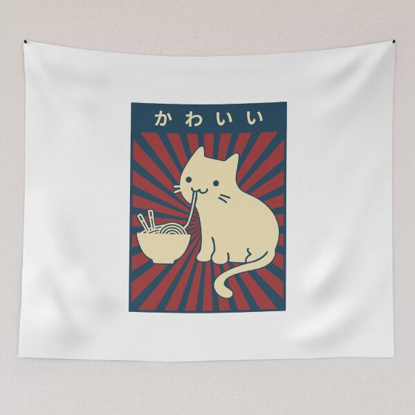 Item preview, Kawaii Ramen - Cat eat ramen designed and sold by Tekjikoperh.