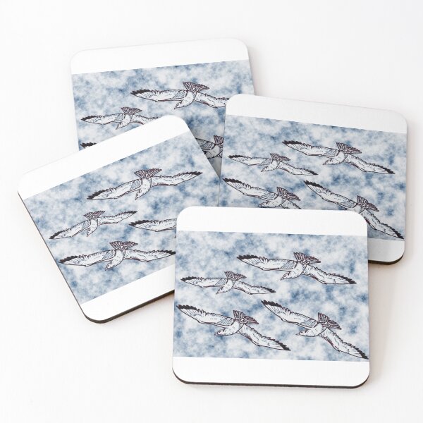 Item preview, Migration dad hats- Flying birds migrating (Herring Gulls) 12 designed and sold by Midnightviera.