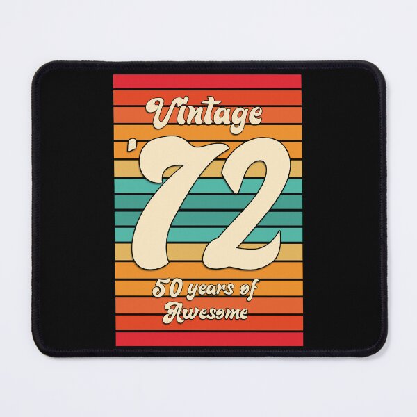 Item preview, Retro Sunset Vintage '72 Big 50th Birthday designed and sold by PeachesMommy.