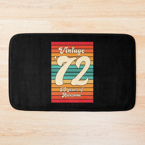 Item preview, Retro Sunset Vintage '72 Big 50th Birthday designed and sold by PeachesMommy.