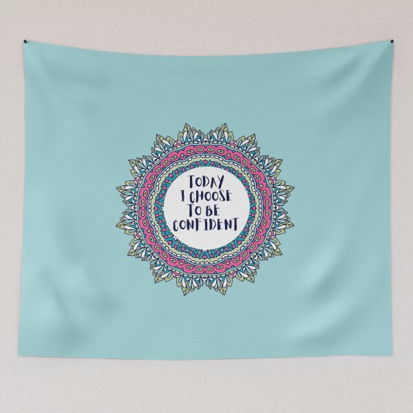 Item preview, Today I Choose To Be Confident Mandala Positive Affirmation designed and sold by JDWCreations.