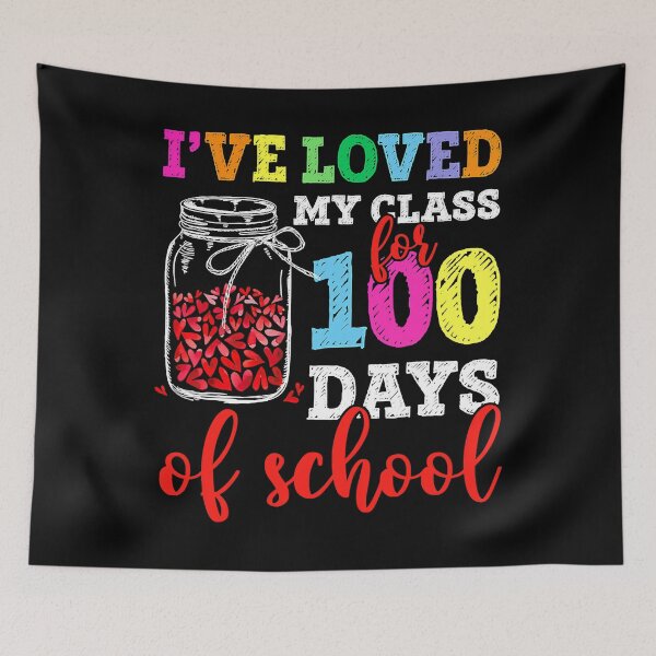 Item preview, 100 Days Of School Teacher Loved My Class designed and sold by NevaehRey.