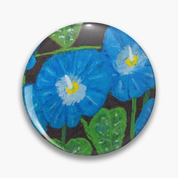 Item preview, Heavenly Blue Morning Glories designed and sold by Pamela Ruggiero.