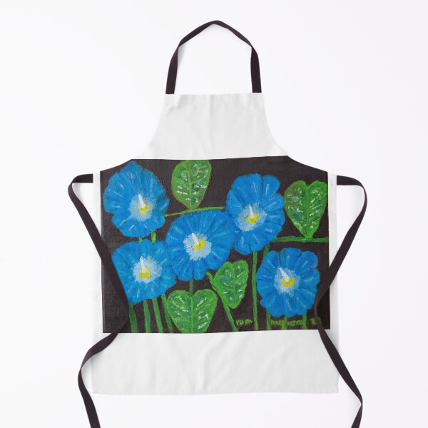 Item preview, Heavenly Blue Morning Glories designed and sold by Pamela Ruggiero.