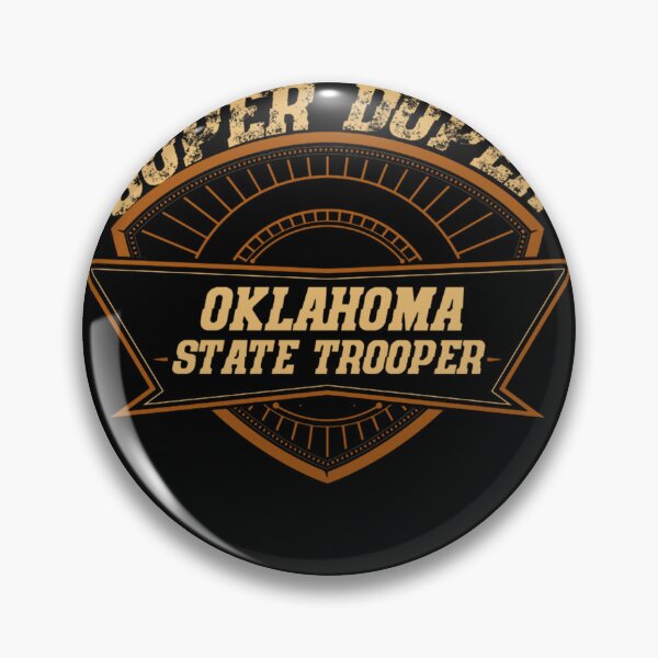 Item preview, Oklahoma State Trooper Super Duper Trooper Police Gift designed and sold by Lexalloyce.