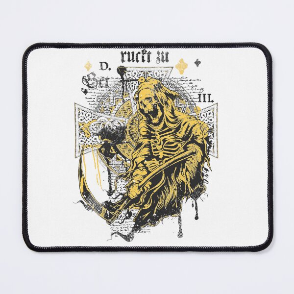Item preview, Grim Reaper With Celtic Cross And Scripture designed and sold by SpotWarehouse.