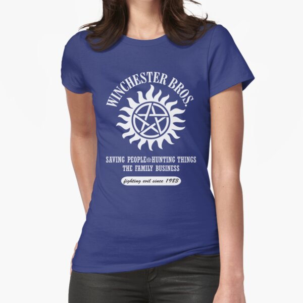 SUPERNATURAL - WINCHESTER BROTHERS SINCE 1983 Fitted T-Shirt