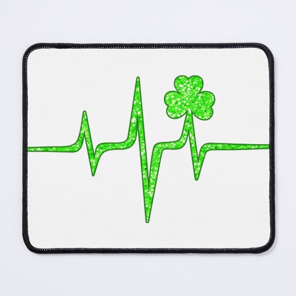 Item preview, Irish Heartbeat St. Patricks Day Shamrock Music designed and sold by tlinh226.